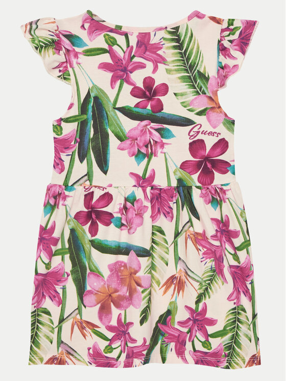 Guess Guess Sommerkleid K5GK14 K6YW4 Bunt Regular Fit