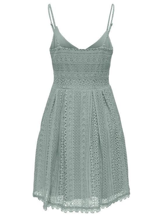ONLY ONLY Letné šaty Helena 15204799 Zelená Regular Fit