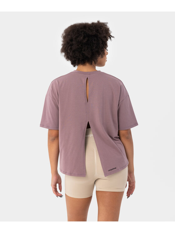 Carpatree Carpatree T-Shirt T-shirt Stitch Fioletowy Fitted Fit