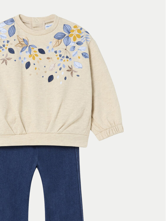 Mayoral Mayoral Детски комплект 2707 Бежов Regular Fit