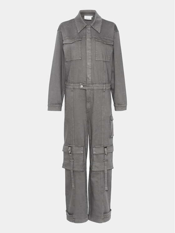 Gestuz Gestuz Jumpsuit Mirza 10908721 Grau Relaxed Fit