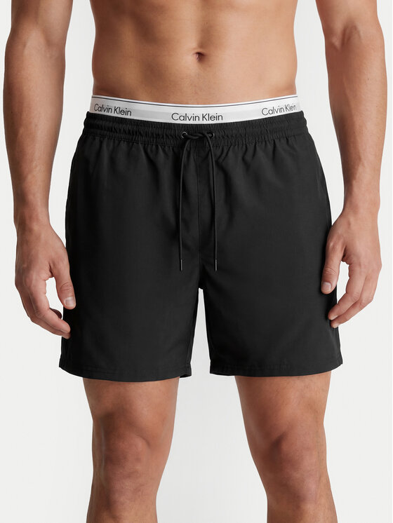 Calvin Klein Swimwear Calvin Klein Swimwear Plavecké šortky LV00N61023 Čierna Regular Fit