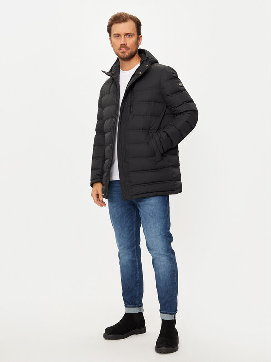 KARL LAGERFELD KARL LAGERFELD Vatovaná bunda 505028 544593 Černá Regular Fit