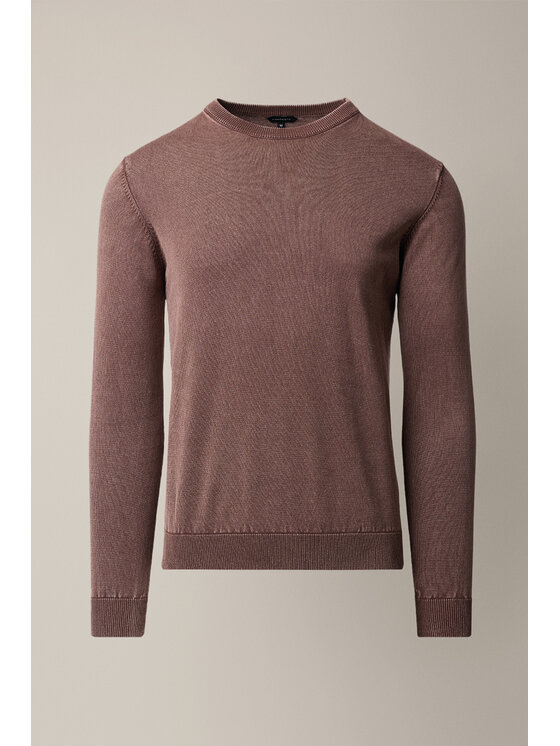 Lancerto Lancerto Sweter Gustan SW073225000070 Brązowy Regular Fit