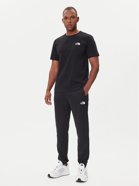 The North Face The North Face T-shirt Half Dome Photo NF0A8EE9 Crna Regular Fit
