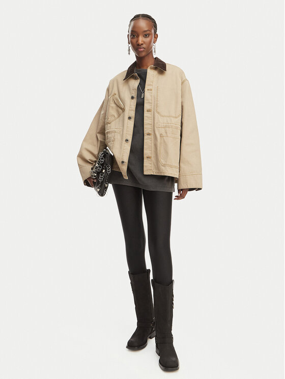 G-STAR G-STAR Jachetă cămașă Boyfriend Barn D28436-E347 Bej Relaxed Fit