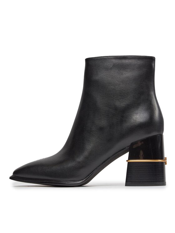 Tory Burch Tory Burch Polokozačky Leather Ankle Boot 75Mm 155490 Černá