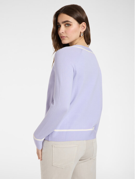 Elena Mirò Elena Mirò Sweter M563Z000704N0A1 Fioletowy Regular Fit