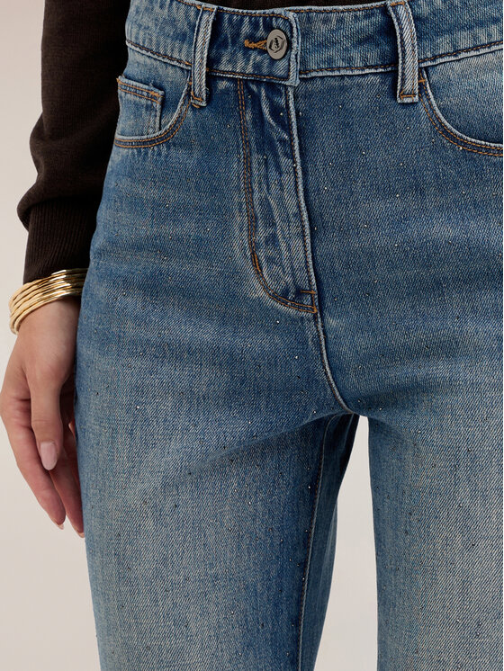 Motivi Motivi Jeans P415Q004777N004 Turchese Regular Fit