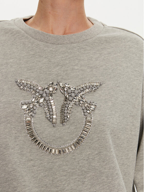 PINKO PINKO Sweatshirt Nelly 100534 A24F Grau Regular Fit