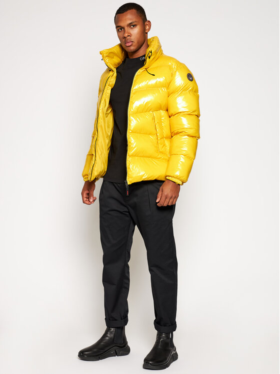 Napapijri Napapijri Зимно яке Loyly Shiny NP0A4E Жълт Regular Fit