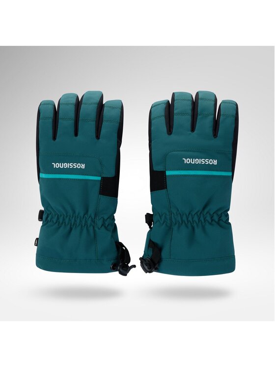 Rossignol Rossignol Rękawice narciarskie Jr Roc Ski Gloves R-Shell Dry Zielony