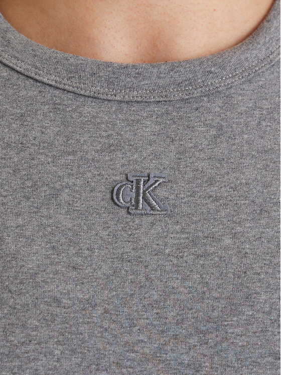 Calvin Klein Jeans Calvin Klein Jeans Φόρεμα καθημερινό LV047B266G Γκρι Slim Fit