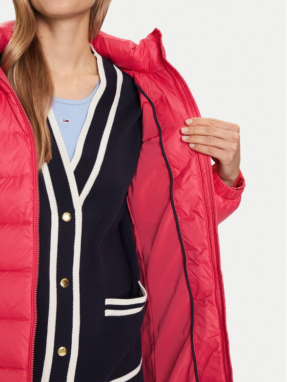 Tommy Jeans Tommy Jeans Pūkinė striukė Essential DW0DW18864 Rožinė Slim Fit
