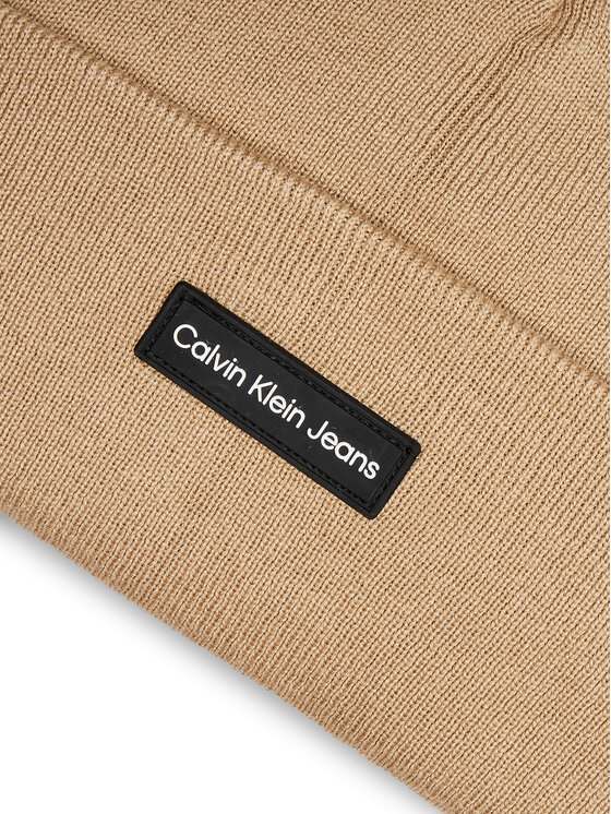 Calvin Klein Calvin Klein Czapka Inst Patch K50K512142 Beżowy