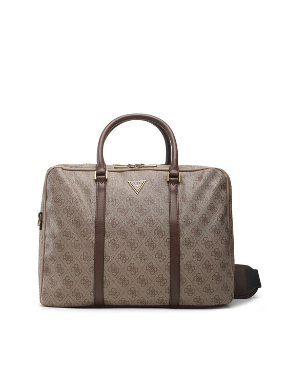 Guess Guess Brašna na notebook Vezzola Smart HMEVZL P2214 Hnědá