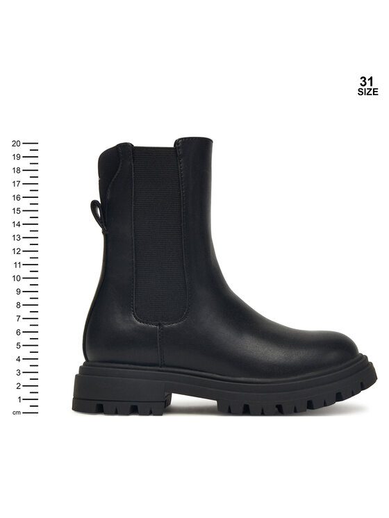 Calvin Klein Calvin Klein Botki Chelsea Boot V3A5-83121-1464 S Czarny
