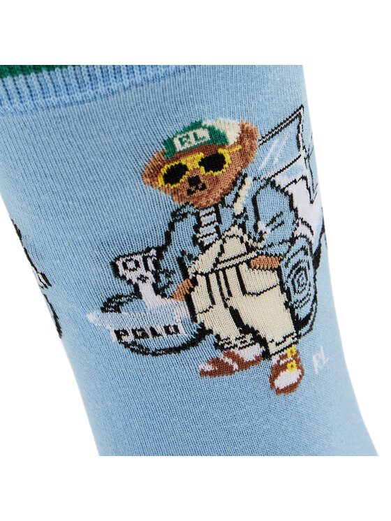Polo Ralph Lauren Polo Ralph Lauren Набір 3 пар високих жіночих шкарпеток 455950827001 Кольоровий