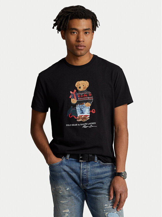 Polo Ralph Lauren Tričko 710854497027 Čierna Regular Fit