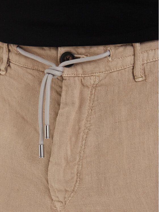 KARL LAGERFELD KARL LAGERFELD Chino nohavice 265358 562818 Béžová Regular Fit