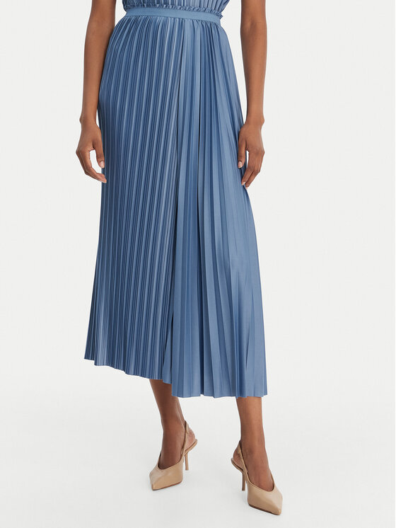 MAX&Co. MAX&Co. Plesirana suknja 2616771013200 Plava Regular Fit