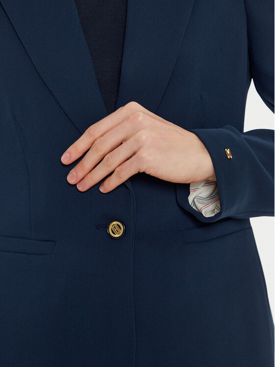 Tommy Hilfiger Tommy Hilfiger Sakoi WW0WW44096 Tamnoplava Slim Fit