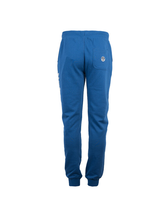 North Sails North Sails Pantaloni di tessuto 90 3203 000 | Sweatpant W/Graphic Blu Regular Fit