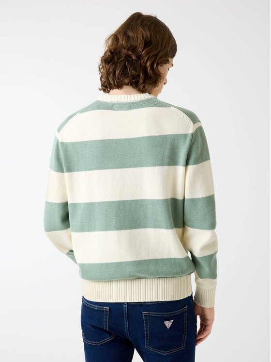 Guess Guess Sweter 168475 Zielony Classic Fit