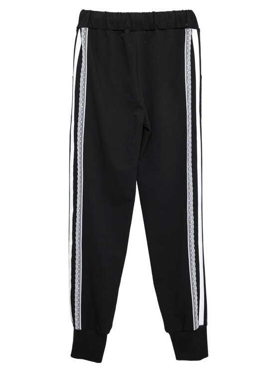 SLY SLY Spodnie dresowe 0AW-37B Czarny Comfortable Fit
