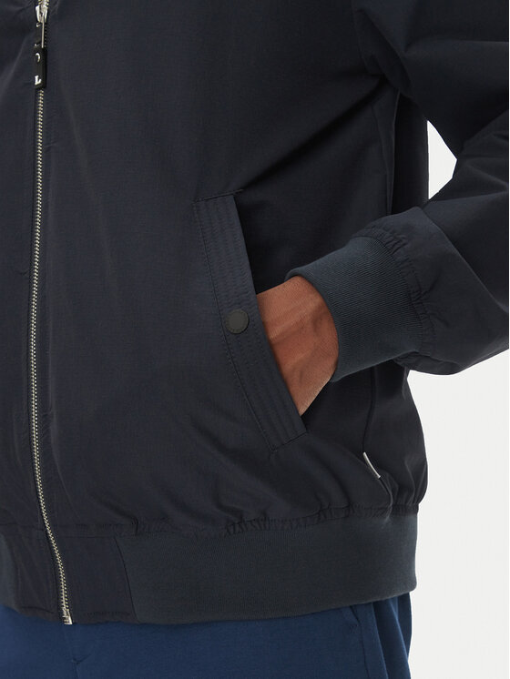 Lindbergh Lindbergh Kurtka bomber 30-301136 Granatowy Regular Fit