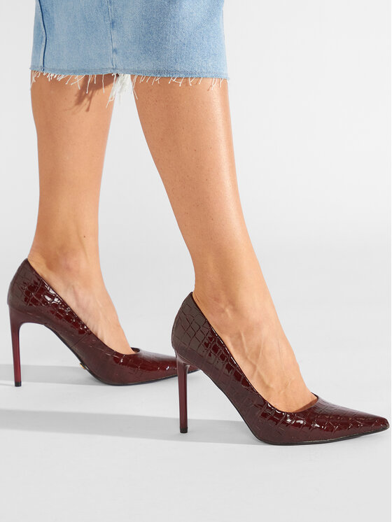 QUAZI QUAZI Augstpapēžu kurpes LS5611-02D Bordo