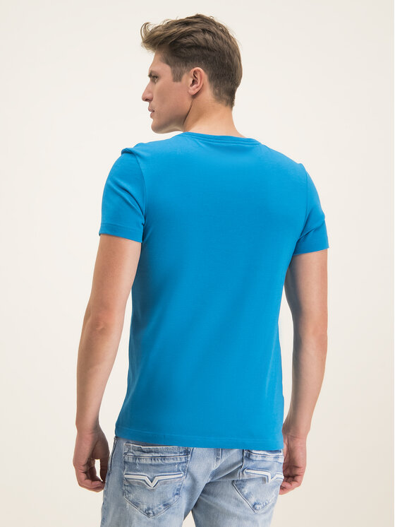Lacoste Lacoste T-Shirt TH3377 Niebieski Regular Fit