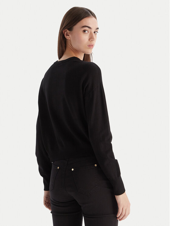 Gaudi Gaudi Pulover 521BD53023 Negru Regular Fit