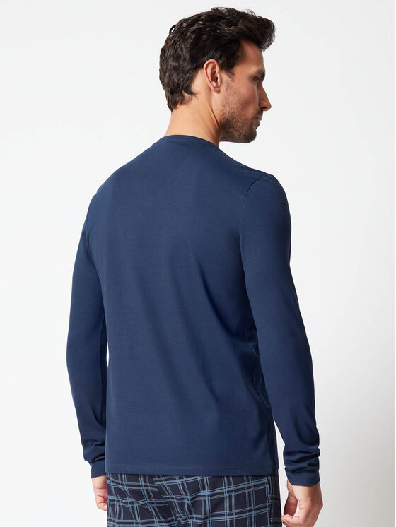 Huber Huber T-Shirt 117102 Granatowy Regular Fit