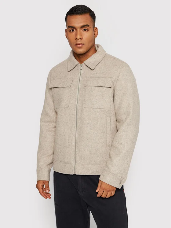 Jack&Jones PREMIUM Übergangsjacke Payn 12192596 Beige Regular Fit
