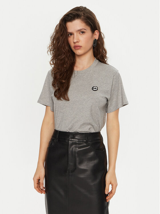 KARL LAGERFELD Tričko A1W17025 Sivá Relaxed Fit