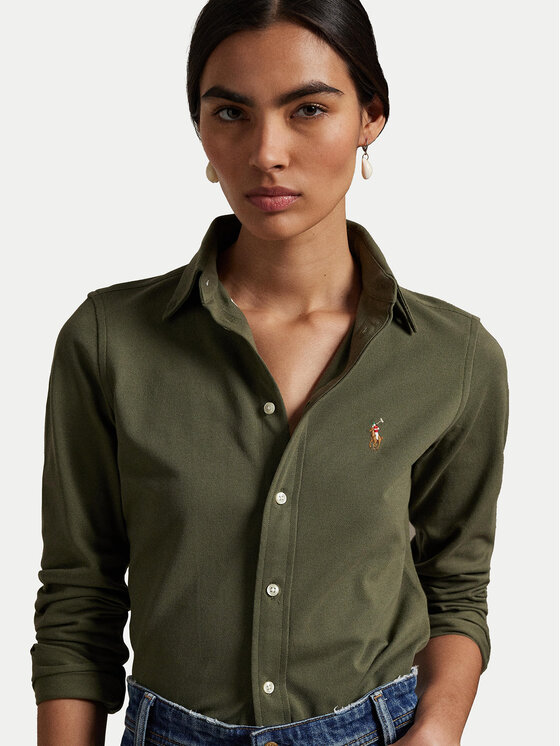 Polo Ralph Lauren Polo Ralph Lauren Košulja 211924258014 Kaki Slim Fit