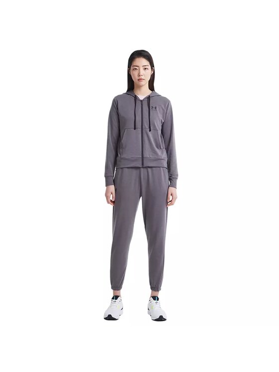 Under Armour Under Armour Felpa Rival Terry FZ Hoodie Nero Regular Fit