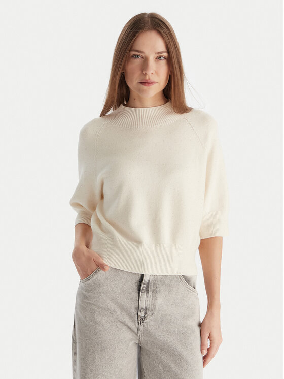 Kontatto Pulover 3M0903C Écru Regular Fit