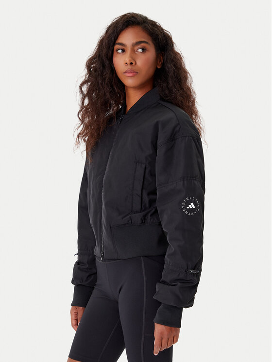 adidas by Stella McCartney adidas by Stella McCartney Bomber dzseki True Nature JF6030 Fekete Loose Fit