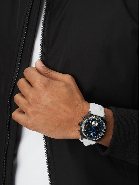Plein Sport Plein Sport Часовник Wildcat PSGBA0823 Бял
