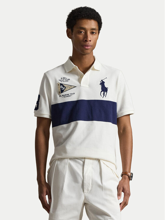 Polo Ralph Lauren Tricou polo 710B21925001 Crem Regular Fit