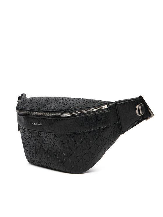 Calvin Klein Calvin Klein Marsupio Emblem Emboss Waistbag LV04D3205G Nero