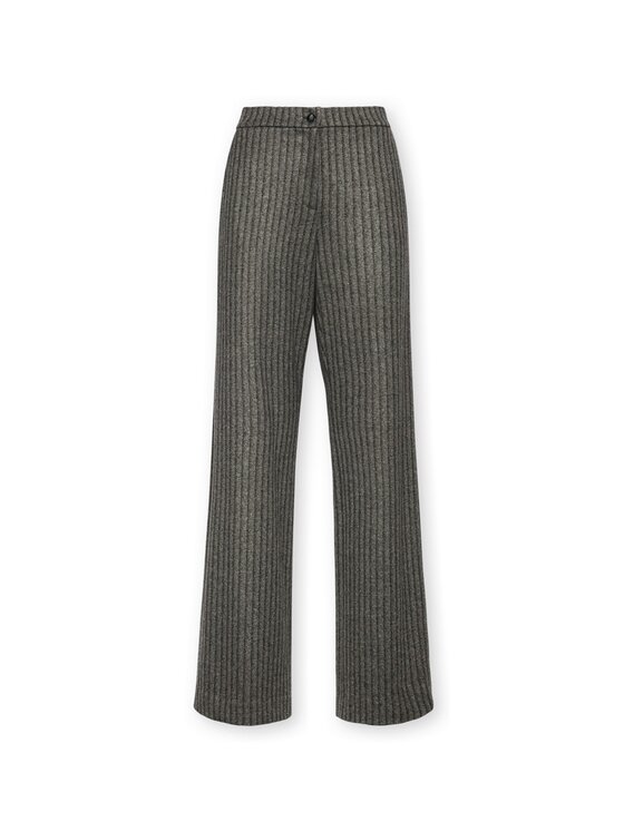Elena Mirò Elena Mirò Spodnie materiałowe P061P000589N001 Szary Regular Fit
