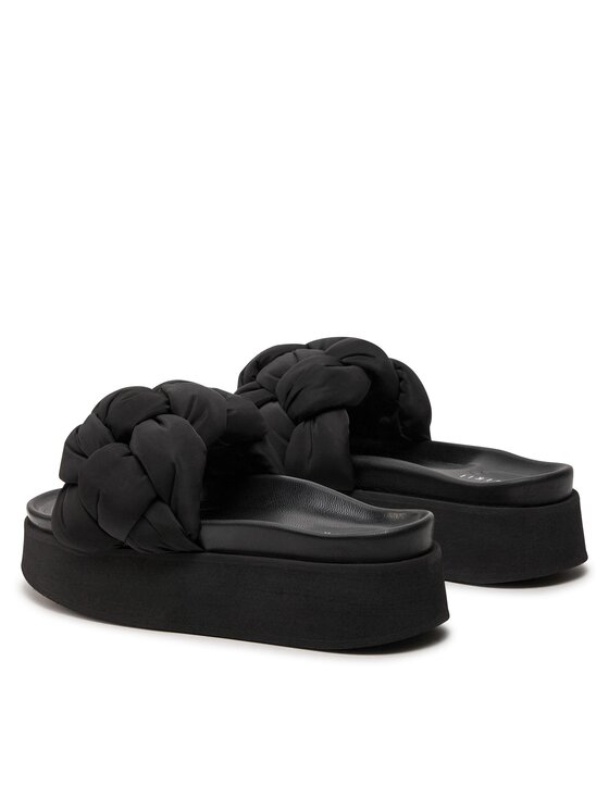 Inuikii Inuikii Ciabatte Puffer Braided 70103-177 Nero