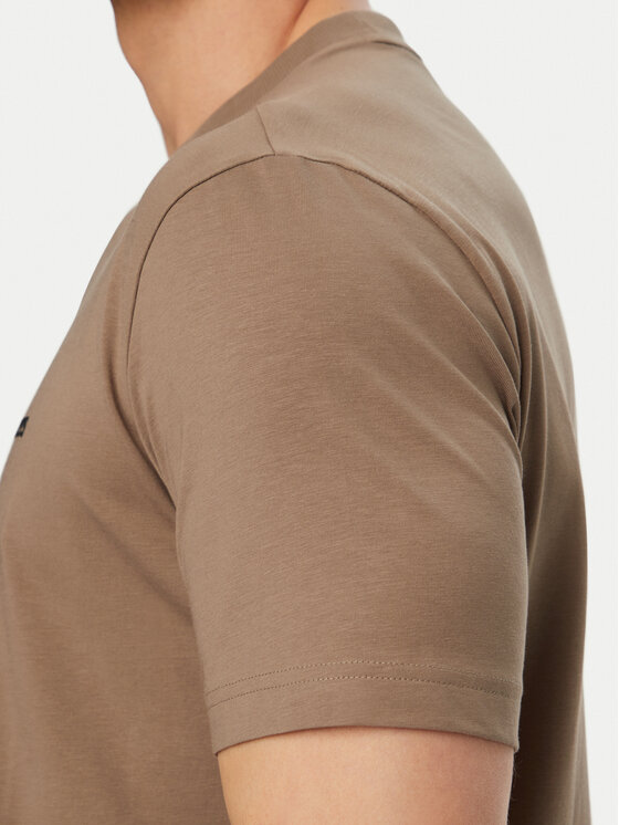 BOSS BOSS T-Shirt 50506373 Khakifarben Regular Fit