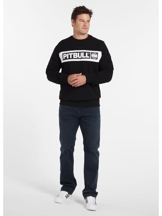 PITBULL PITBULL Bluza Sherwood Czarny Regular Fit