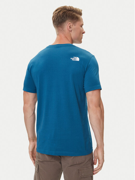 The North Face The North Face T-Shirt Easy NF0A8A6C Modrá Regular Fit