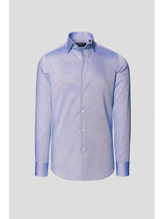Lancerto Lancerto Koszula Koszula Granatowa Bawełniana Slim Romina KO051125000001 Granatowy Slim Fit
