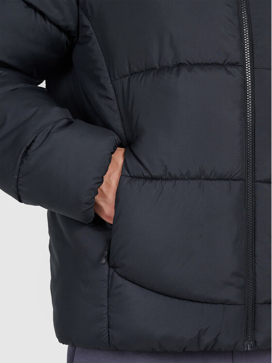 4F 4F Kurtka puchowa MIDSHOP TEXTILE Czarny Regular Fit